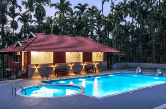 Poolside Paradise Unwind at Chikmagalur Homestay with Pool